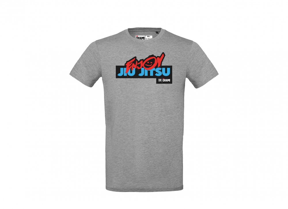 Okami T-Shirt Enjoy Jiu Jitsu - heather